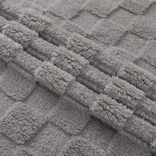 Kate Aurora Greenwich Ultra Soft & Plush Accent Throw Blanket - 50 in. x 60 in. - Silver