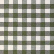 GoodGram Buffalo Check Plaid Gingham Tie Up Window Single Curtain Shade - 42 in. W x 63 in. L, Sage
