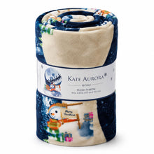 Kate Aurora Christmas Night Santa Ultra Soft & Plush Luxurious Accent Throw Blanket - 50 in. W x 60 in. L