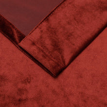 Kate Aurora Royal Living 2 Pack Beaded Tassel Trimmed Rod Pocket Velvet Window Valances - Burgundy