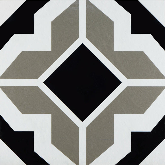 GoodGram Peel N' Stick DIY Retro 12x12 Self Adhesive Vinyl Floor Tile - 20 Tiles (20 Total SF in a Box) - Onyx Star - 20 Tile