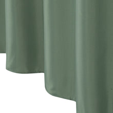 Kate Aurora Living Hotel Collection Mold & Mildew Resistant Fabric Shower Curtain - Green