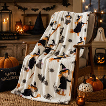 Kate Aurora Halloween Witches & Friends Oversized Ultra Soft & Plush Accent Throw Blanket - 50 in. W x 70 in. L