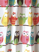 Kate Aurora Juvi Owls Novelty Fabric Shower Curtain - 70 in. W x 72 in. L