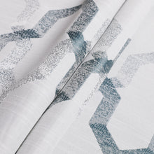 Kate Aurora Living Shabby Trellis Clover Rod Pocket Window Curtain Valances - 56 in. W x 14 in. L, Turquoise