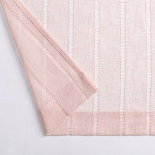 Kate Aurora Modern Chic Complete 4 Piece Striped Sheer Kitchen Curtain Tier & Valance Set - Rose