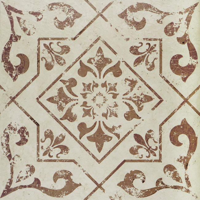 GoodGram Peel N' Stick DIY Retro 12x12 Self Adhesive Vinyl Floor Tile - 20 Tiles (20 Total SF in a Box) - Villa Toffee - 20 T
