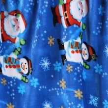 Kate Aurora Ultra Soft & Cozy Christmas Santa & Snowman Plush Throw Blanket - 50 in. W x 60 in. L
