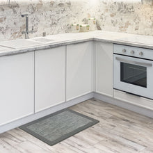 Kate Aurora Brasserie Chef Anti Fatigue Non-Skid Memory Foam Kitchen Floor Mat - 18 in. W x 30 in. L - Gray