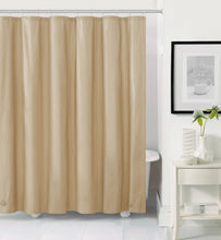 GoodGram® Basic PEVA Non-Toxic, Mold & Mildew Resistant Lightweight Vinyl Shower Liner - Beige