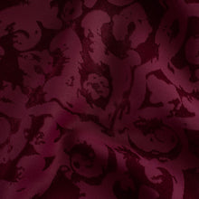 Kate Aurora Living 2 Pack Delaney Room Darkening Damask Print Grommet Curtain - 52 in. W x 84 in. L, Burgundy
