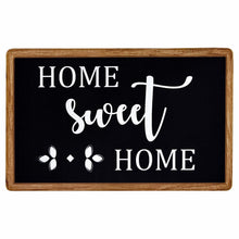 GoodGram Oversized Premium Anti Fatigue Memory Foam Kitchen Floor Mat - 30 in. W x 18 in. L, Modern Famrhouse Black