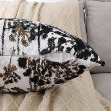 Kate Aurora 1 Piece Jacobean Floral Chenille Ultra Plush & Fluffy 18"x 18" Filled Accent Throw Pillow With Removable Shell/Co
