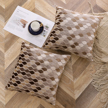 Kate Aurora 1 Piece Nolita Argyle Raised Chenille Ultra Plush & Fluffy 18"x 18" Filled Accent Throw Pillow With Removable Zip