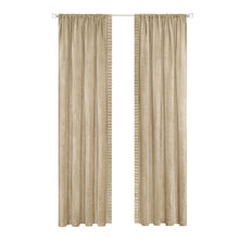 Kate Aurora Lux Living 2 Pack Chenille Rod Pocket Window Curtain Panels