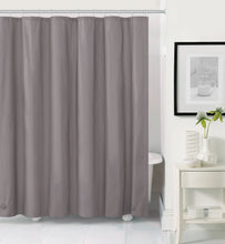 GoodGram® Basic PEVA Non-Toxic, Mold & Mildew Resistant Lightweight Vinyl Shower Liner - Charcoal