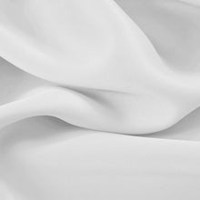 Kate Aurora 1 Piece White Light Filtering Grommet Top Window Curtain Panel - 45 in. Long