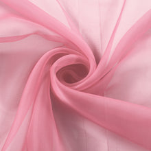 GoodGram Basic Home Grommet Top Sheer Single Window Curtain - 52 in. W x 84 in. L, Pink