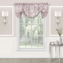 GoodGram Watercolor Lillies & Cherry Blossoms Floral Charlotte Pastel Semi Sheer Single Window Curtain Valance - 57 in. W x 1