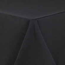 Kate Aurora Basics All Purpose Spill Proof Fabric Tablecloths - 60 in. W x 104 in. L (8-10 Chairs), Black