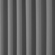 Kate Aurora 1 Piece 100% Hotel Level Blackout Extra Wide Window Curtain Panel - Gray
