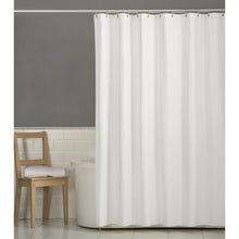 GoodGram Deluxe Hotel Fabric Shower Curtain Liner With Metal Grommets, White, 72x72
