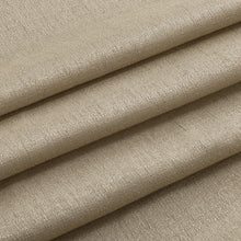 Kate Aurora 1 Piece Flax Semi Sheer Rod Pocket Beige/Linen Curtain Panel - 84 in. Long