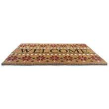 Kate Aurora Festive Christmas Snowflakes Bristled Outdoor Welcome Mat - 18"x30"