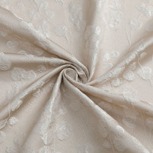 Kate Aurora 2 Piece Pastel Florinda Floral Grommet Top Window Curtain Panels - 84 in. Long - Beige