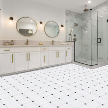 GoodGram Peel N' Stick DIY Retro 12x12 Self Adhesive Vinyl Floor Tile - 20 Tiles (20 Total SF in a Box) - 20 Tiles/20 sq. ft.