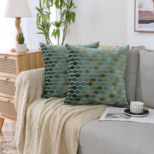 Kate Aurora 1 Piece Nolita Argyle Raised Chenille Ultra Plush & Fluffy 18"x 18" Filled Accent Throw Pillow With Removable Zip