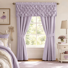 Kate Aurora Dorm Essentials Lavender Window in a Bag Curtain Panels & Valance Set - 84 in. Long
