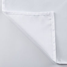 GoodGram Hotel Collection Fabric Shower Curtain Liners With Reinforced Hook Holes - White