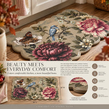 Kate Aurora Botanical Gardens Anti Fatigue Non-Skid Memory Foam Kitchen Floor Mat - 18 in. W x 30 in. L