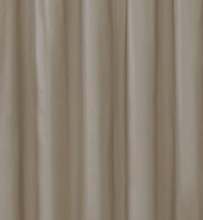 Kate Aurora Hotel Collection Heavy Duty Odor Free Mold & Mildew Resistant Extra Long Taupe Peva Vinyl Shower Liner - 72 In. W