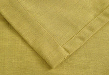 Kate Aurora Oversized Grommet Top Window Valances - Yellow