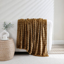 Kate Aurora Prestige Ultra Soft & Plush Accent Throw Blanket - 50 in. W x 60 in. L - Gold