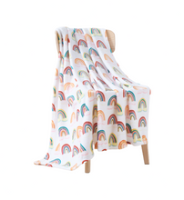 Kate Aurora Kids Rainbow Valley Ultra Soft & Plush Accent Throw Blanket - 50 in. x 60 in.