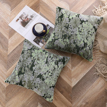 Kate Aurora 1 Piece Jacobean Floral Chenille Ultra Plush & Fluffy 18"x 18" Filled Accent Throw Pillow With Removable Shell/Co