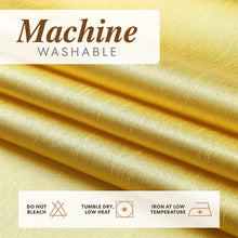 Kate Aurora Home Living 2 Piece Lightweight Basic Sheer Grommet Top Curtain Panels - 54 in. W x 84 in. L, Yellow