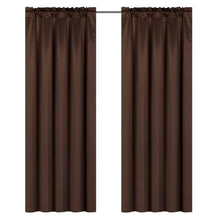 Kate Aurora 6 Piece Maison Estate Collection Semi Sheer Window Curtains & Beaded Valance Set - Chocolate