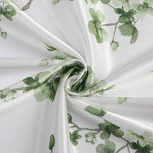 Kate Aurora 1 Piece Printed Cherry Blossom Rod Pocket Window Curtain Panel - Sage Green