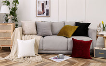 Kate Aurora Overfilled Crushed Velvet 1 Piece Zippered Christmas Accent Throw Pillow - 18" x 18"