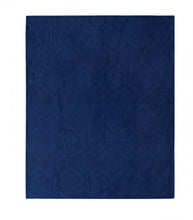 Kate Aurora Ultra Soft & Plush Ogee Damask Fleece Throw Blanket Covers - 50 in. W x 60 in. L