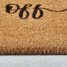 Kate Aurora Shoes Off Please Bristled Coir Outdoor Welcome Mat - 18"x30"
