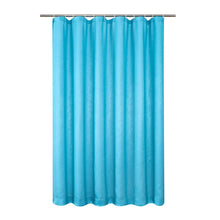 Kate Aurora Serena Elegant Jacquard Woven Fabric Shower Curtain - Standard Size - Turquoise