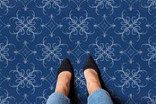 GoodGram Peel N' Stick DIY Retro 12x12 Self Adhesive Vinyl Floor Tile - 20 Tiles (20 Total SF in a Box) - Navy Pearl - 20 Til