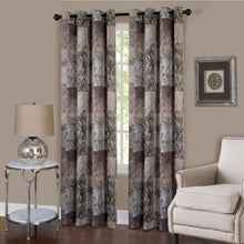 Kate Aurora Traditional Designs 2 Pack Atlanta Scroll Grommet Top Curtain Panels