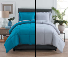 Kate Aurora Living Goose Down Alternative Bed in a Bag Complete Comforter Set - King, Teal