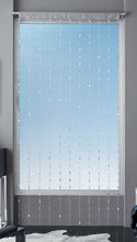 Kate Aurora Luxurious Jaeger Rod Pocket Acrylic Beaded Single Window Curtain Panel